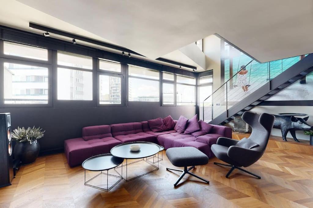 Apartmán Stylovy Loft S Ohromnou Terasou Bratislava Exteriér fotografie
