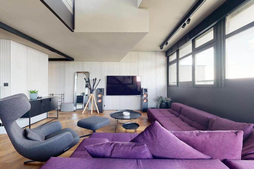 Apartmán Stylovy Loft S Ohromnou Terasou Bratislava Exteriér fotografie